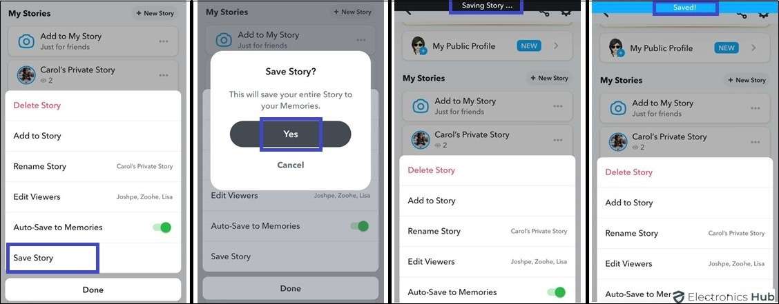 Save Video-How to save a video from snapchat