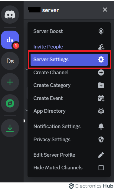 Server settings - add Discord tags
