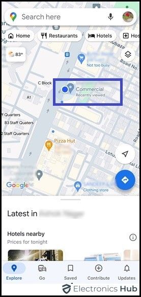 Set your location on GoogleMaps
