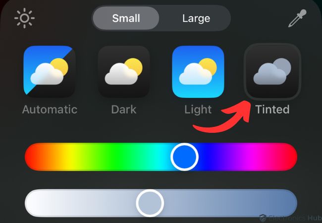Tinted App color - iOS 18