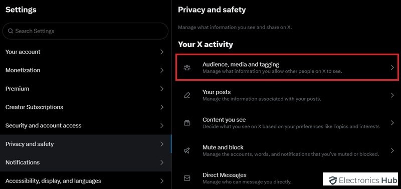 Twitter Activity-private your twitter account