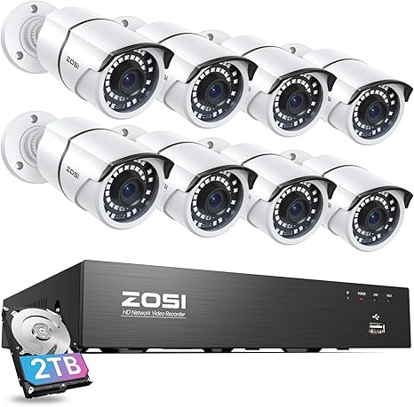ZOSI 4K Home Security Camera System
