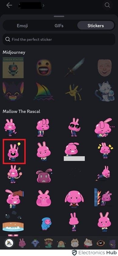 browse sticker-stickers on discord