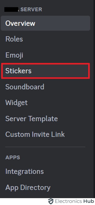 choose stickers-how to add stickers to discord