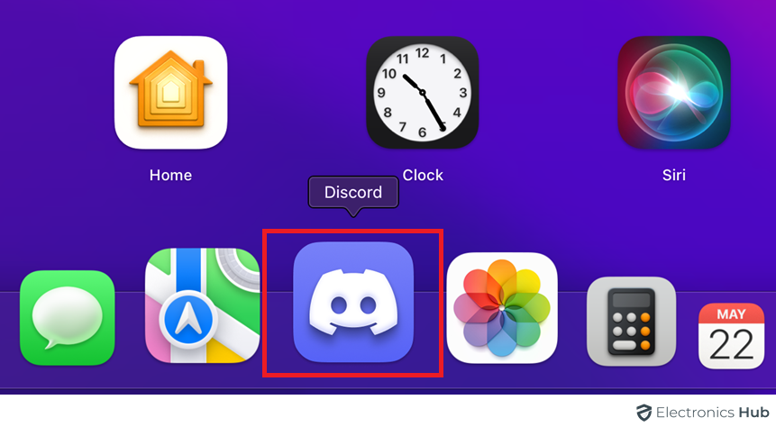 find Discord - restart Discord on Mac