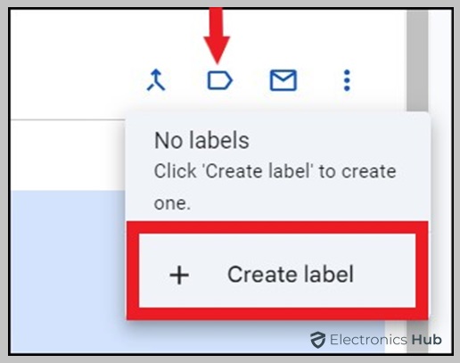 labels menu-how do you create an email list in gmail