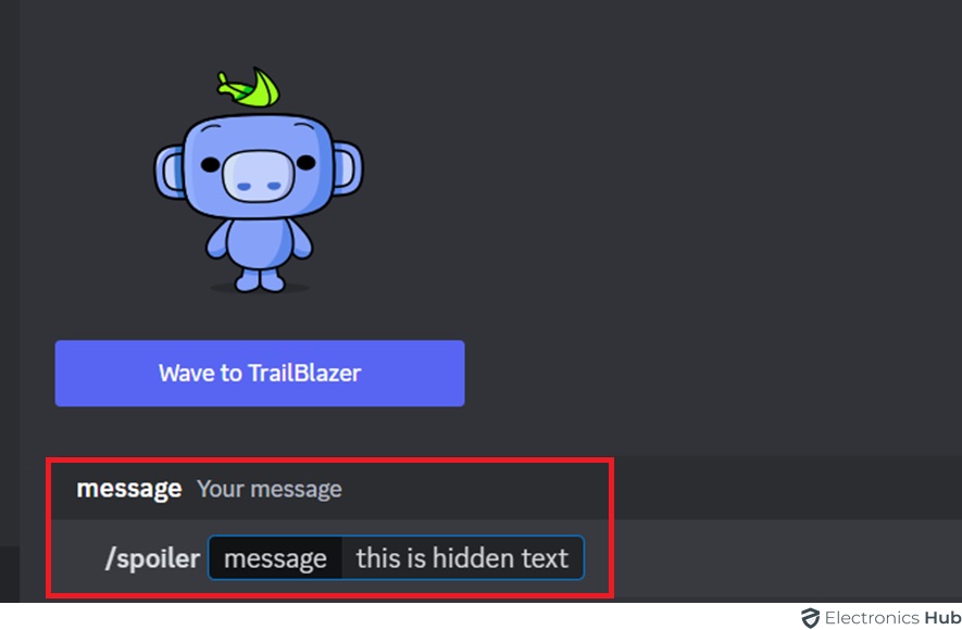 message box-spoiler text discord