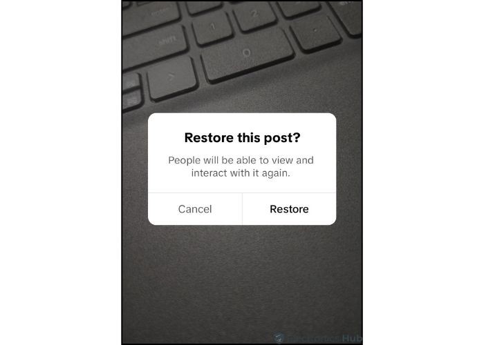restore-titok videos delete