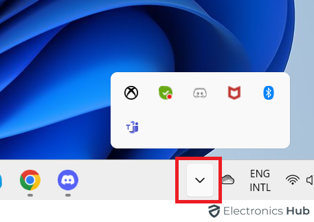 right click on Discord icon - Windows
