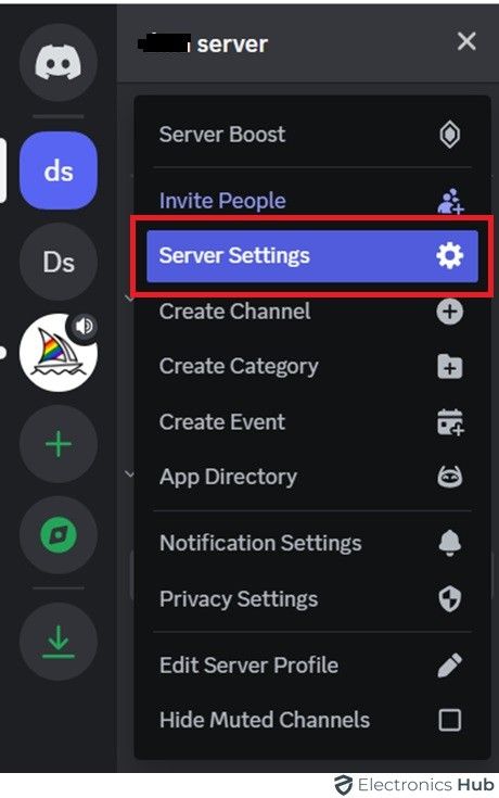 select server settings-how to make sticker in discord