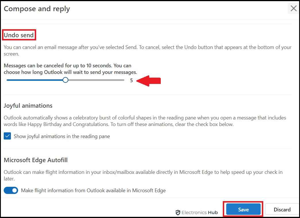undo send-recall an email in outlook